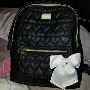Quilted heart backpack